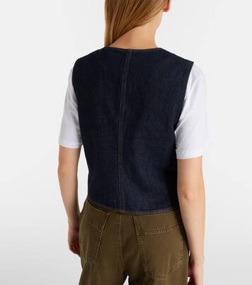 Gilet de costume en jean | Frame