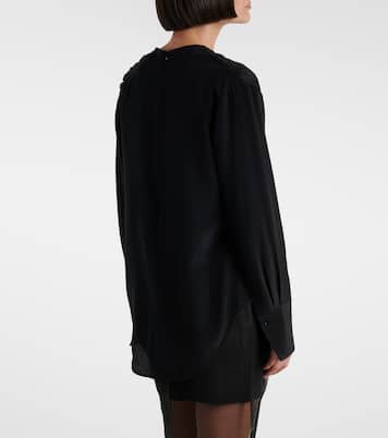 Silk crêpe de chine blouse | Victoria Beckham