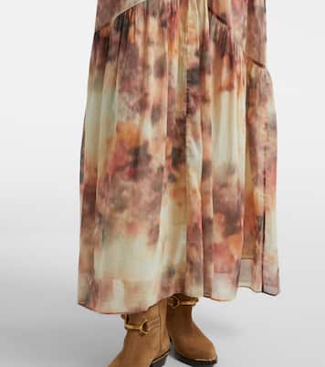 Bedrucktes Midikleid aus Baumwolle | Marant Etoile