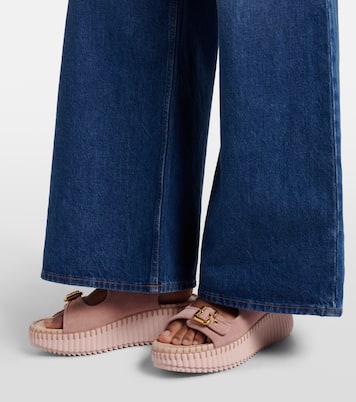 Nama suede platform sandals | Chloé