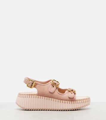 Nama suede platform sandals | Chloé