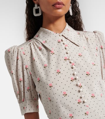 Maxikleid aus Seide | Alessandra Rich