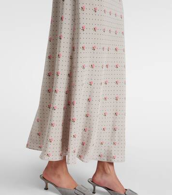 Maxikleid aus Seide | Alessandra Rich