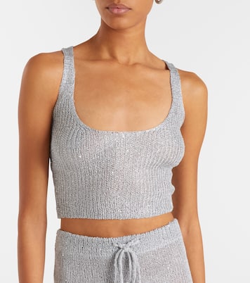 Aretha sequined crop top | Bananhot