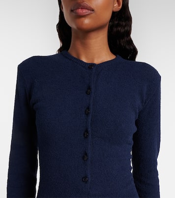 Lace-trimmed knitted cotton-blend romper | Magda Butrym