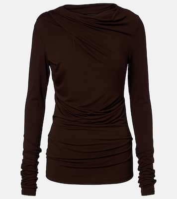 Draped jersey top | Entire Studios