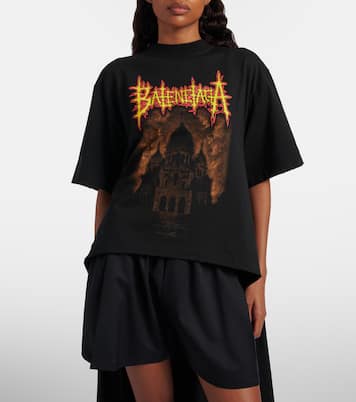 Printed cotton jersey T-shirt | Balenciaga