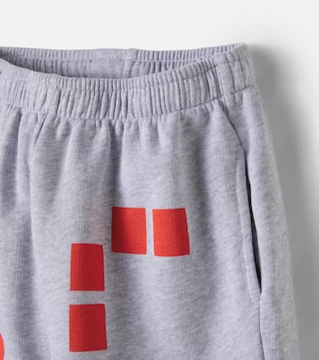 Logo cotton fleece shorts | Bobo Choses