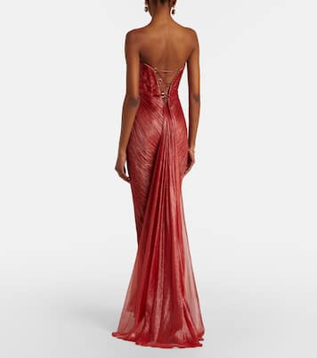 Robe bustier Rachel en soie | Maria Lucia Hohan