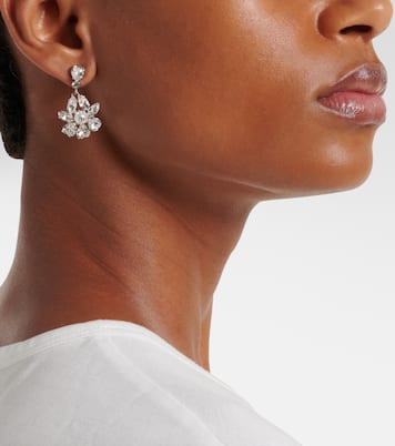Embellished faux pearl drop earrings | Simone Rocha