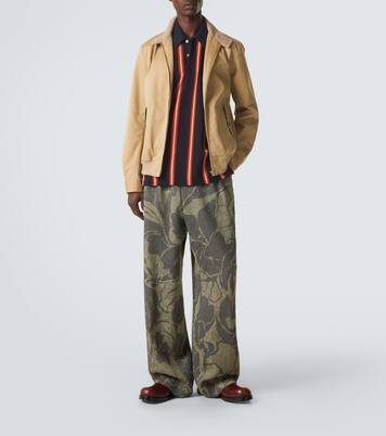 Striped wool polo shirt | Junya Watanabe