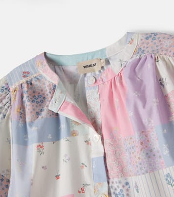 Robe chemise Annabell imprimée en coton | Wheat
