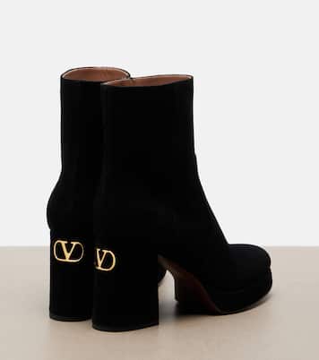 Fawcette VLogo suede ankle bots | Valentino Garavani