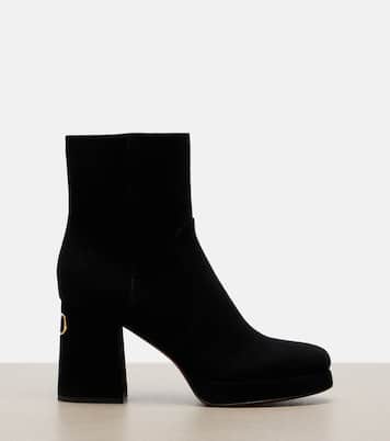 Fawcette VLogo suede ankle bots | Valentino Garavani