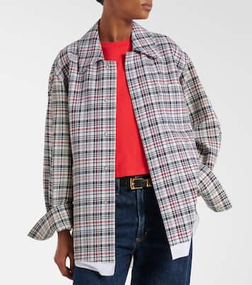 Adine cropped cotton jersey T-shirt | Agolde