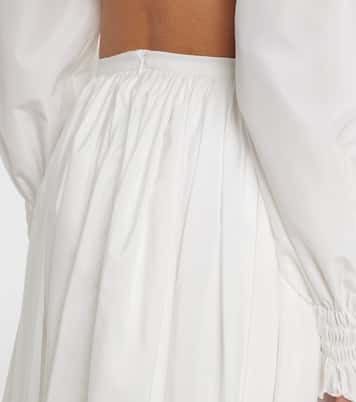 Asymmetric jersey midi skirt | Norma Kamali