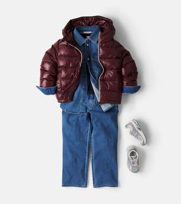 Aubert hooded down jacket | Moncler Enfant