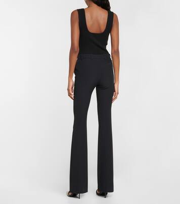 Pantaloni flared in crêpe | McQueen