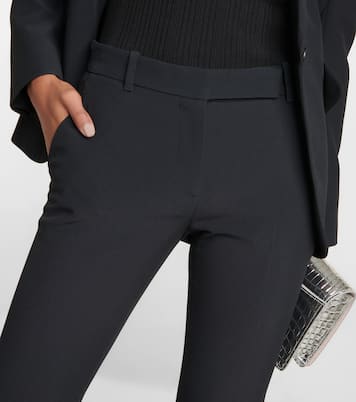 Pantaloni flared in crêpe | McQueen