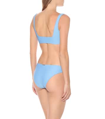 Cairns lace-up bikini top | Heidi Klein