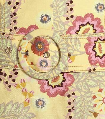 Robe Sahara imprimée en lin mélangé | Rebecca Vallance