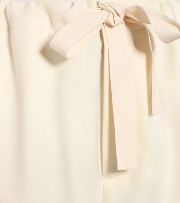 Twill wool-blend wide-leg pants | Jil Sander