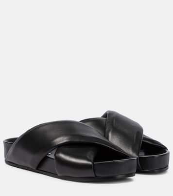 Quilted leather sandals | Jil Sander