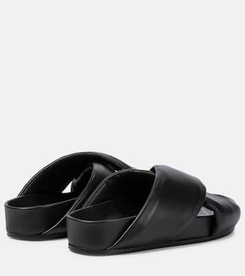 Quilted leather sandals | Jil Sander