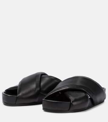 Quilted leather sandals | Jil Sander