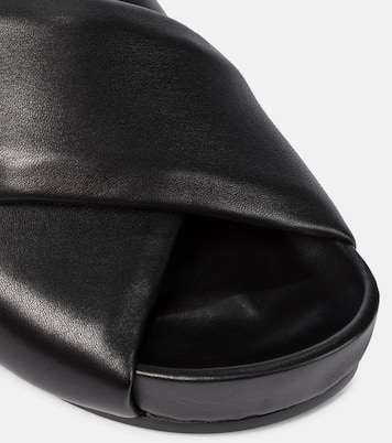 Quilted leather sandals | Jil Sander