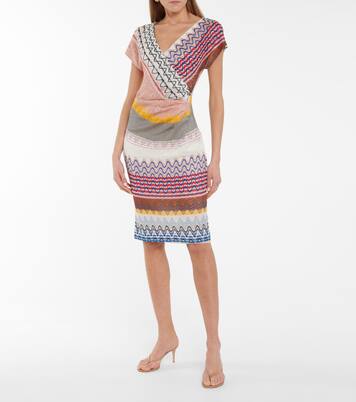 Midikleid aus Häkelstrick | Missoni