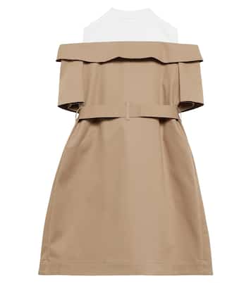 Trenchcoat-Kleid aus Gabardine | Fendi Kids