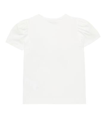 Printed cotton-blend T-shirt | Monnalisa