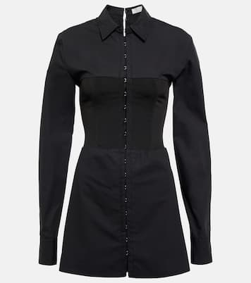 Miniabito in popeline con pannelli | Dion Lee