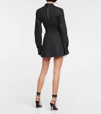 Miniabito in popeline con pannelli | Dion Lee