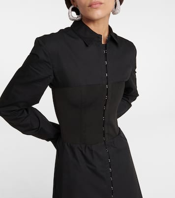 Miniabito in popeline con pannelli | Dion Lee