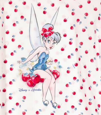 Printed cotton muslin poncho | Monnalisa