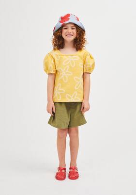 Floral cotton T-shirt | Jellymallow