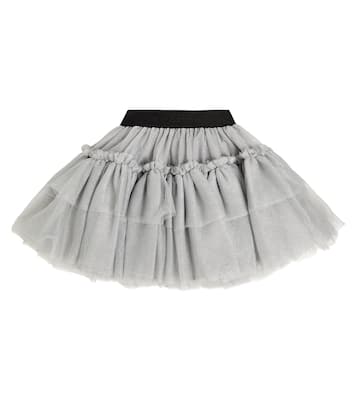 x Chiara Ferragni ruffled tulle skirt | Monnalisa