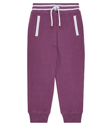 Pantalones deportivos de felpa | Brunello Cucinelli Kids