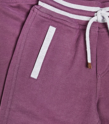 Pantalones deportivos de felpa | Brunello Cucinelli Kids