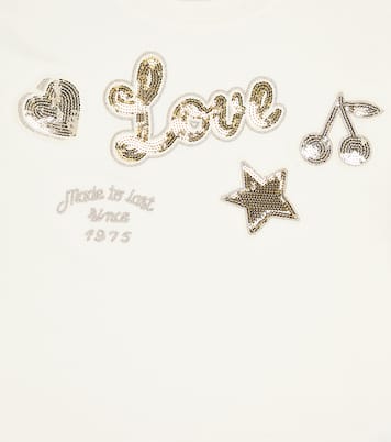 Tien sequined cotton T-shirt | Bonpoint