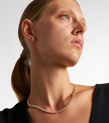 18kt gold tennis necklace with diamonds | Suzanne Kalan