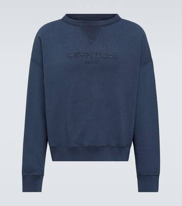 Logo cotton jersey sweatshirt | Maison Margiela