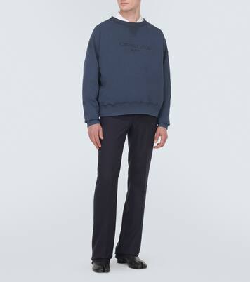 Logo cotton jersey sweatshirt | Maison Margiela
