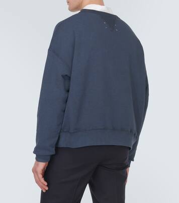 Logo cotton jersey sweatshirt | Maison Margiela