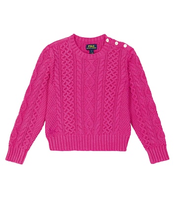 Cable-knit cotton sweater | Polo Ralph Lauren Kids