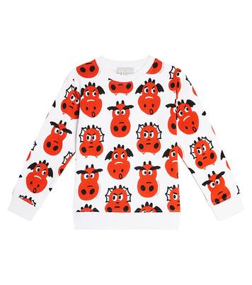 Printed cotton jersey sweatshirt | Stella McCartney Kids