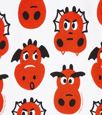 Printed cotton jersey sweatshirt | Stella McCartney Kids