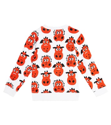 Printed cotton jersey sweatshirt | Stella McCartney Kids